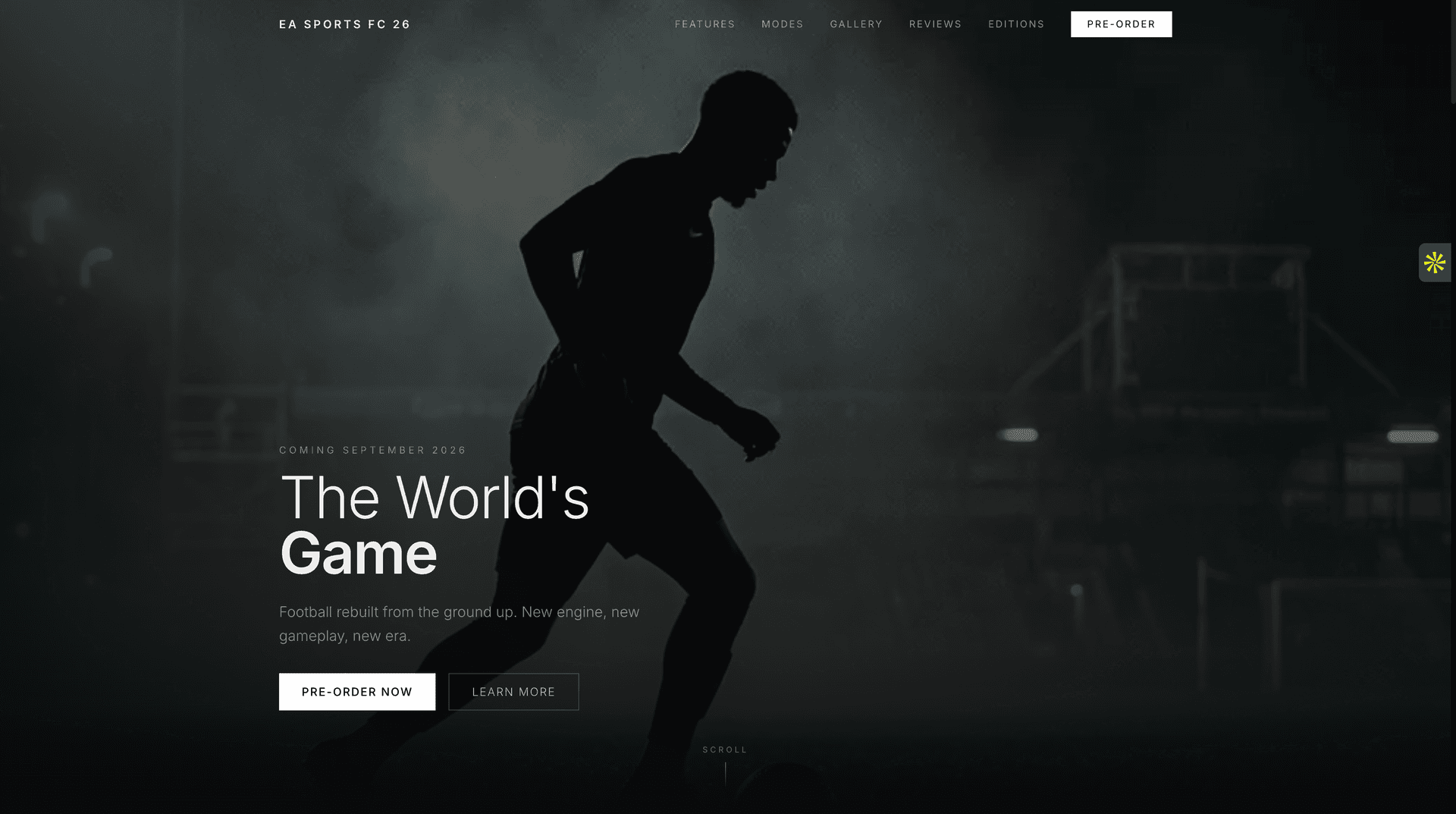 FC26 Web Experience project screenshot